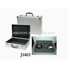 portable aluminum wine case high quality manufacturer